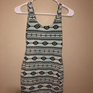 Aztec Print Dress